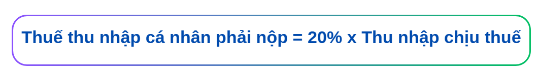 thuế TNCN phải nộp