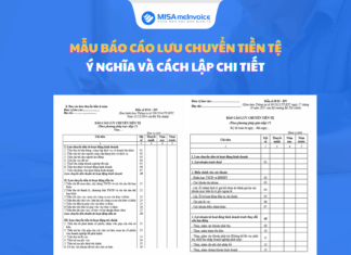Mẫu báo cáo lưu chuyển tiền tệ: Ý nghĩa và cách lập CHI TIẾT báo cáo lưu chuyển tiền tệ