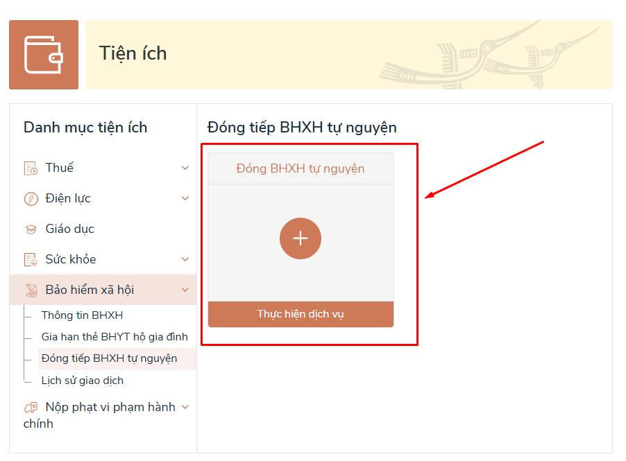 Tích chọn đóng tiếp
