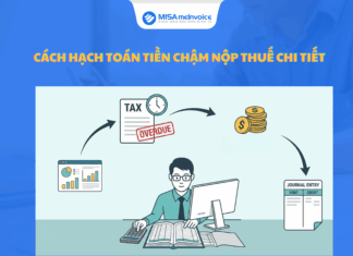 Cách hạch toán tiền chậm nộp thuế CHI TIẾT hạch toán tiền chậm nộp thuế