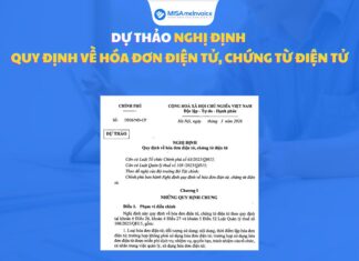 Dự thảo Nghị định THAY THẾ Nghị định 123 và nghị định 70 về hóa đơn điện tử, chứng từ điện tử Dự thảo quy định hóa đơn điện tử, chứng từ điện tử