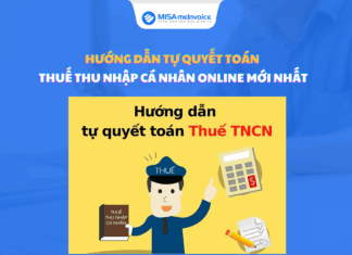 Hướng dẫn tự quyết toán thuế thu nhập cá nhân online chi tiết quyết toán thuế TNCN online