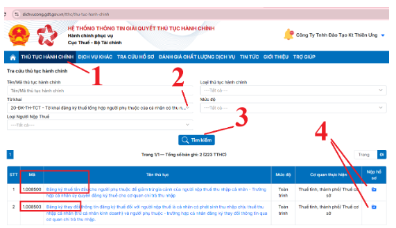 Nộp tờ khai XML đăng ký người phụ thuộc